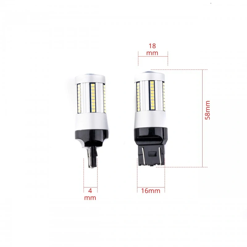EPL256 LED žárovky W21/5W (66 x SMD 2016) 6000K CANBUS
