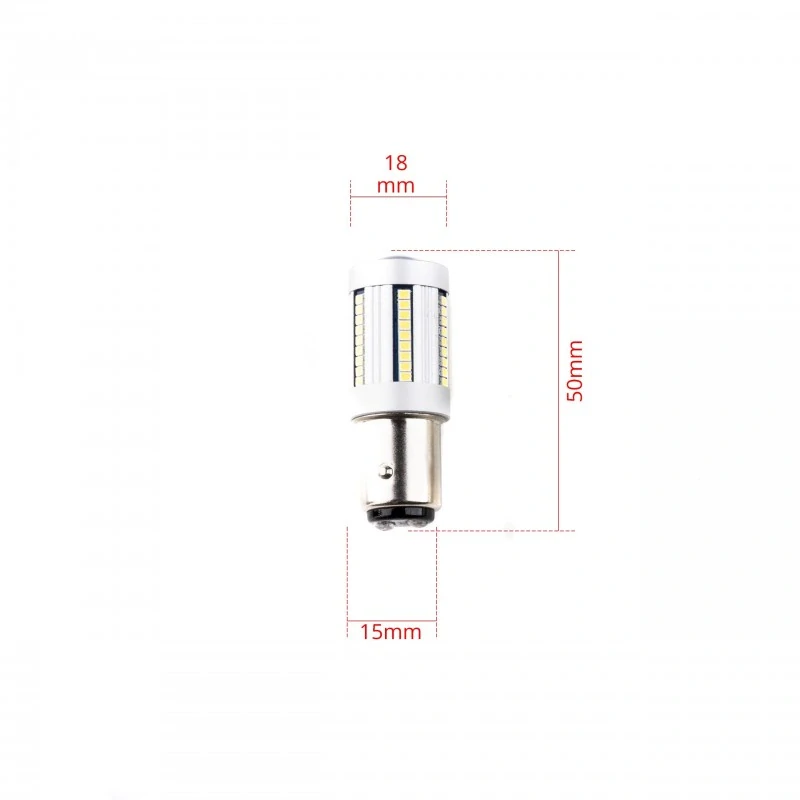EPL254 LED žárovky P21/5W (66 x SMD 2016) 6000K CANBUS