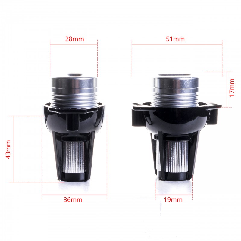 LED Markery 2 x 20W (CREE) do kroužků BMW 3 E90/E91 (2004-2008)