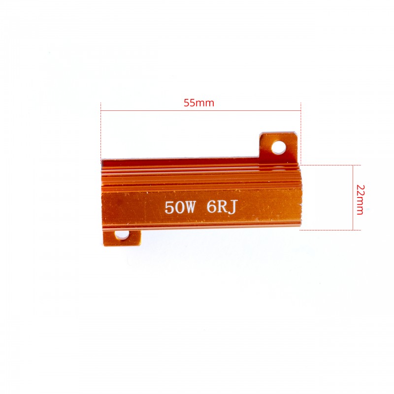 Zátěžový modul pro LED žárovky H8/H9/H11 6Ω 50W