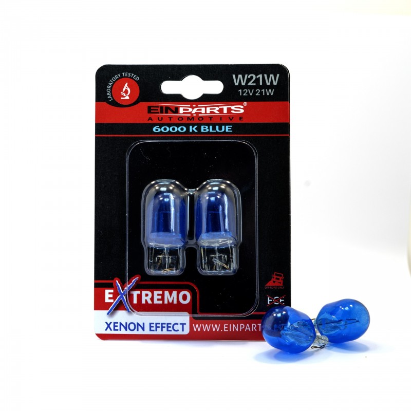 W21W Halogenové žárovky (modrá) EXTREMO