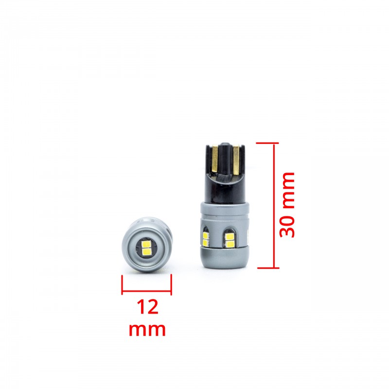 W5W LED žárovky (12 x SMD 2016) 6000K CANBUS