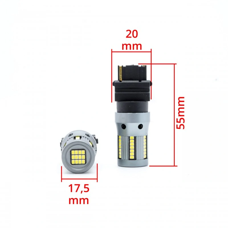 EPL279 LED žárovky P27W (66 x SMD 2016) 6000K CANBUS