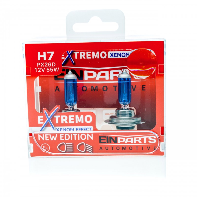 H7 Halogenové žárovky EXTREMO 100% xenon effect (B)