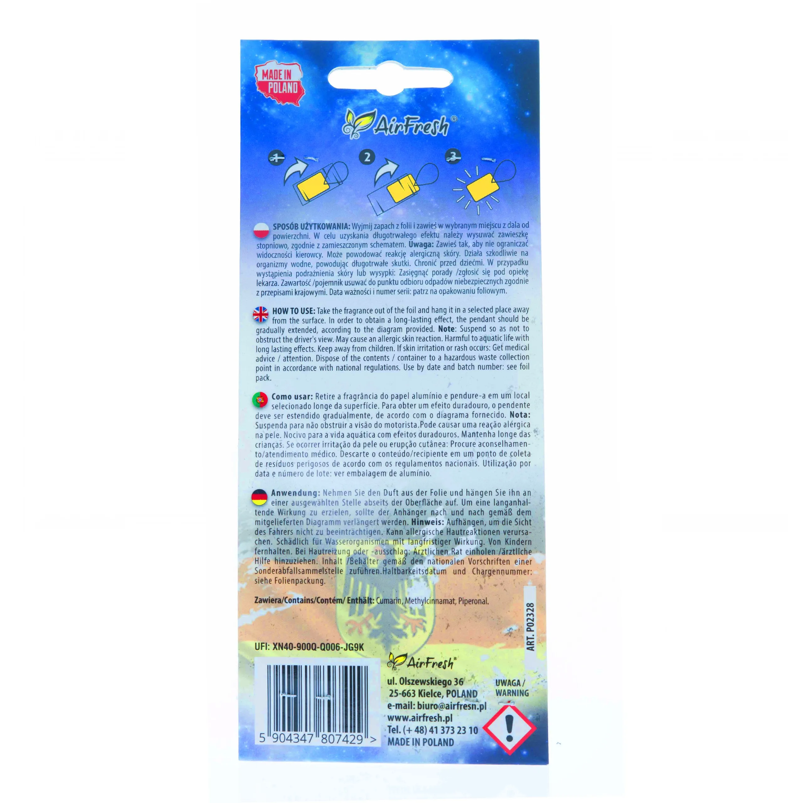 Vůně do auta – Coconut