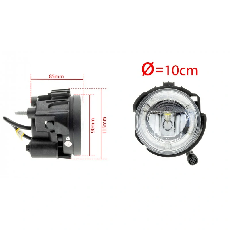 LED Světla Pro Denní Svícení s Mlhovkami SUBARU Forester III (2008-2013)