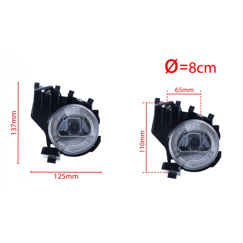 LED Světla Pro Denní Svícení s Mlhovkami SUBARU Impreza III (2007-2011)