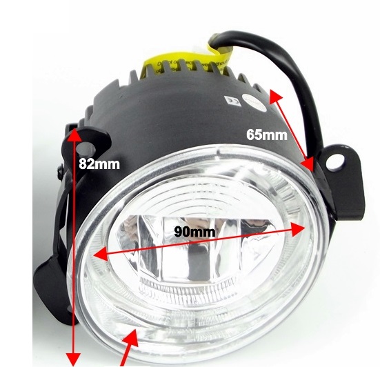 LED Světla Pro Denní Svícení s Mlhovkami ŠKODA Fabia II (2007-2010)