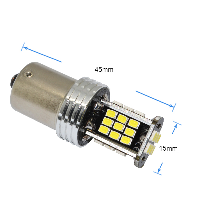 EPL151 LED žárovky PY21W (30 x SMD 3020) oranžová CANBUS
