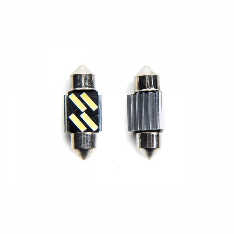 C5W LED žárovky (4 x SMD 7020) 32mm 6000K CANBUS