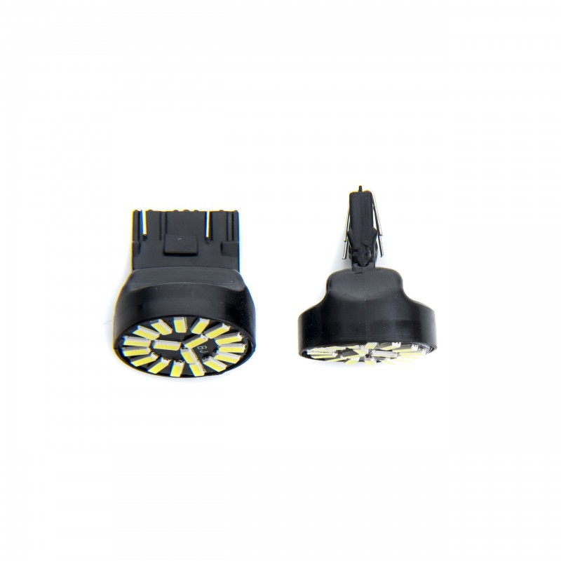 W21/5W LED žárovky (18 x SMD 4014) 6000K