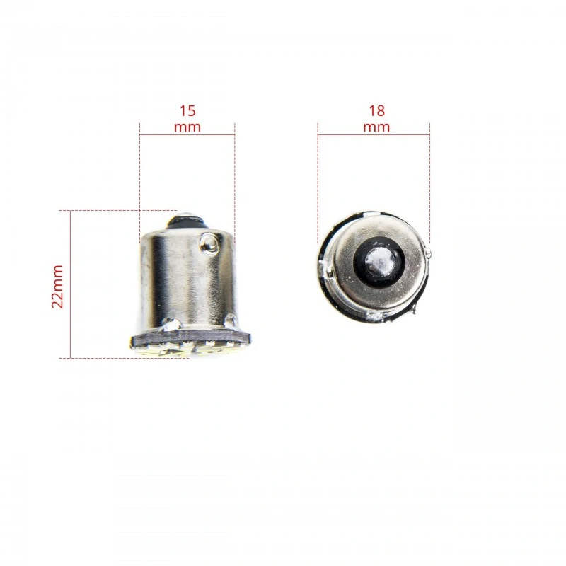 EPL208 LED žárovky P21W (18 x SMD 4014) 6000K