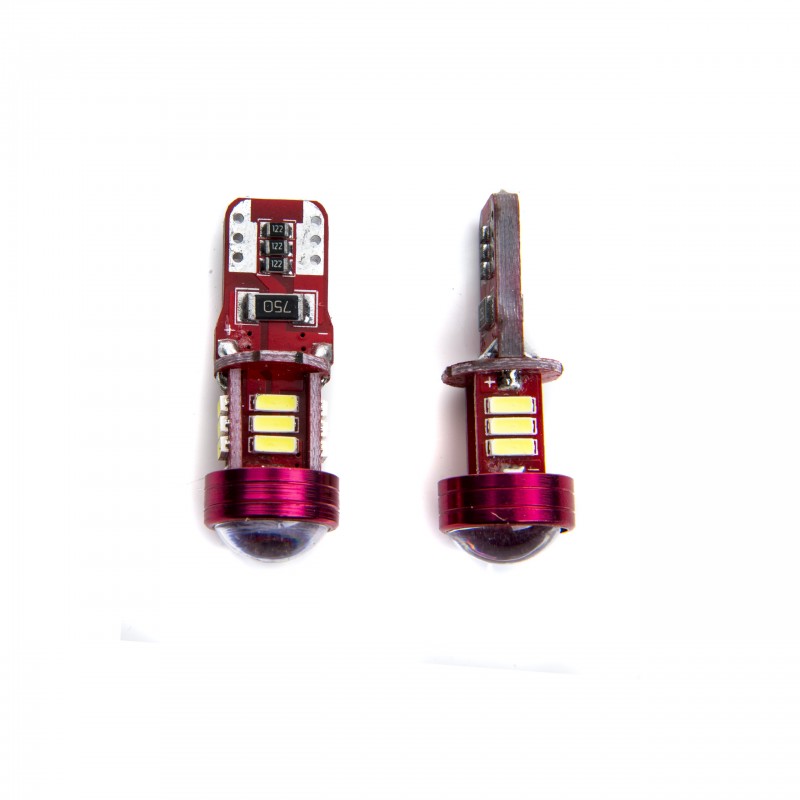 W5W LED žárovky (15 x SMD 4014) 6000K CANBUS