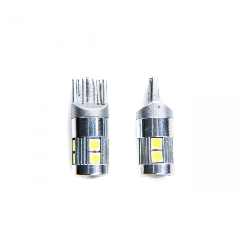 W5W LED žárovky (9 x SMD 3030) 6000K CANBUS