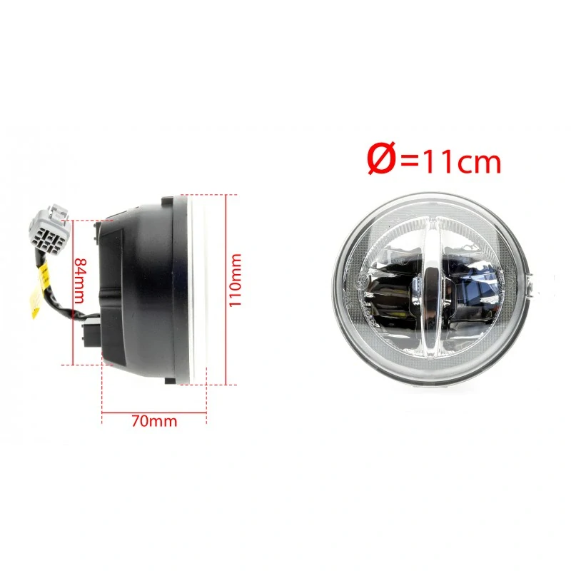 LED Světla Pro Denní Svícení s Mlhovkami JEEP Liberty Sport (2005-2007)