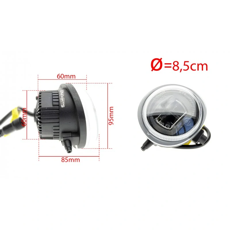 LED Světla Pro Denní Svícení s Mlhovkami MAZDA 3 (2004-2015)