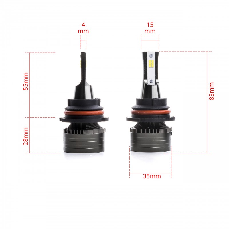 HB5 LED žárovky 30W (12 x LED CSP) 6000K CANBUS