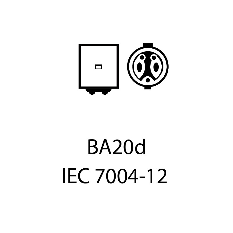 BA20D LED žárovky 50W (10 x CREE XB-D) 6000K