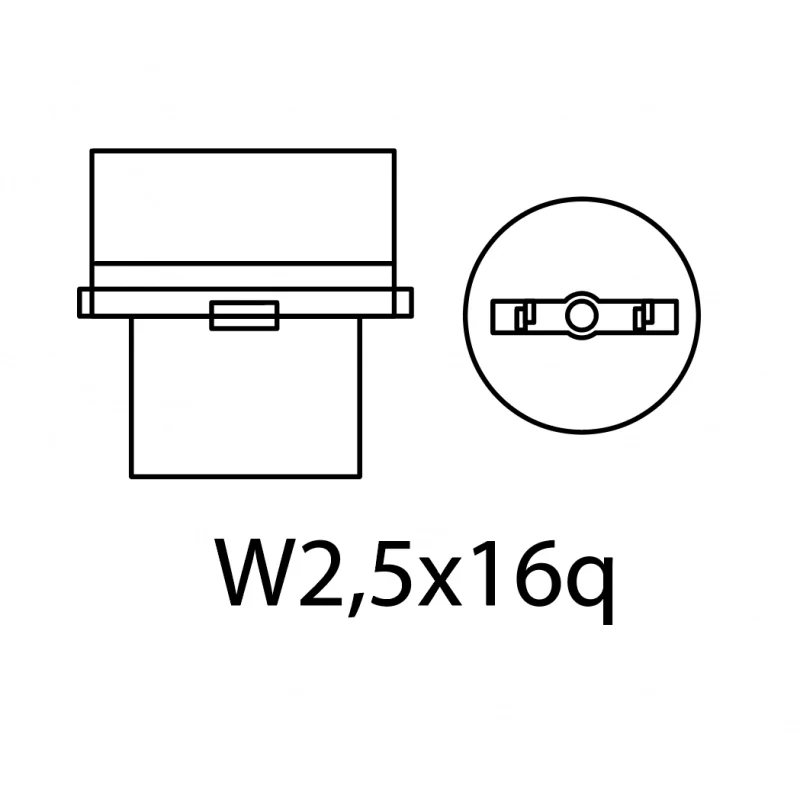 EPL280 LED žárovky P27W (66 x SMD 2016) oranžová CANBUS