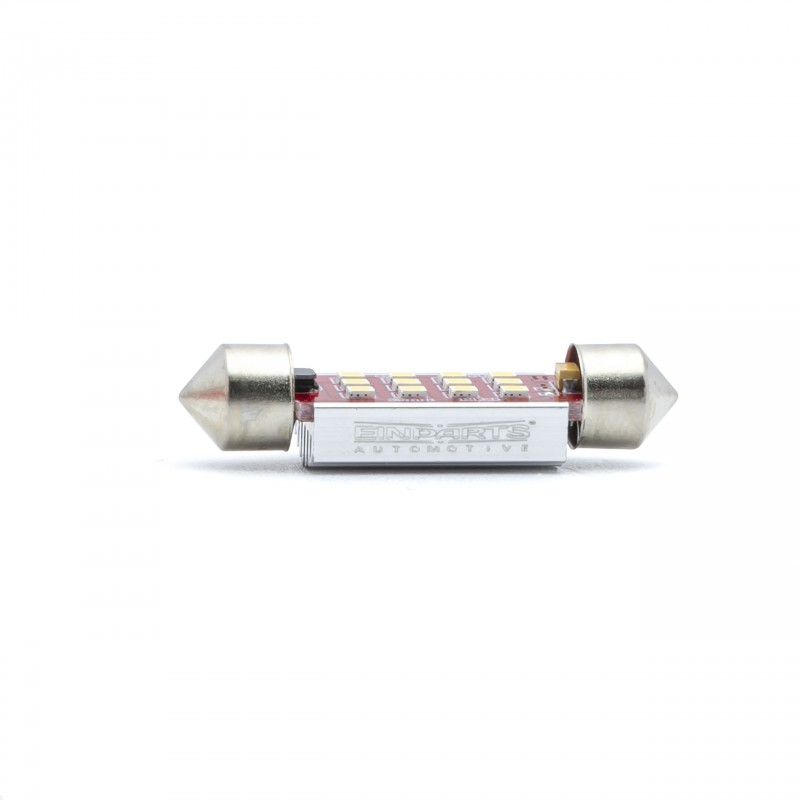 C5W LED žárovky (12 x SMD 2016) 39mm 6000K CANBUS 12/24V