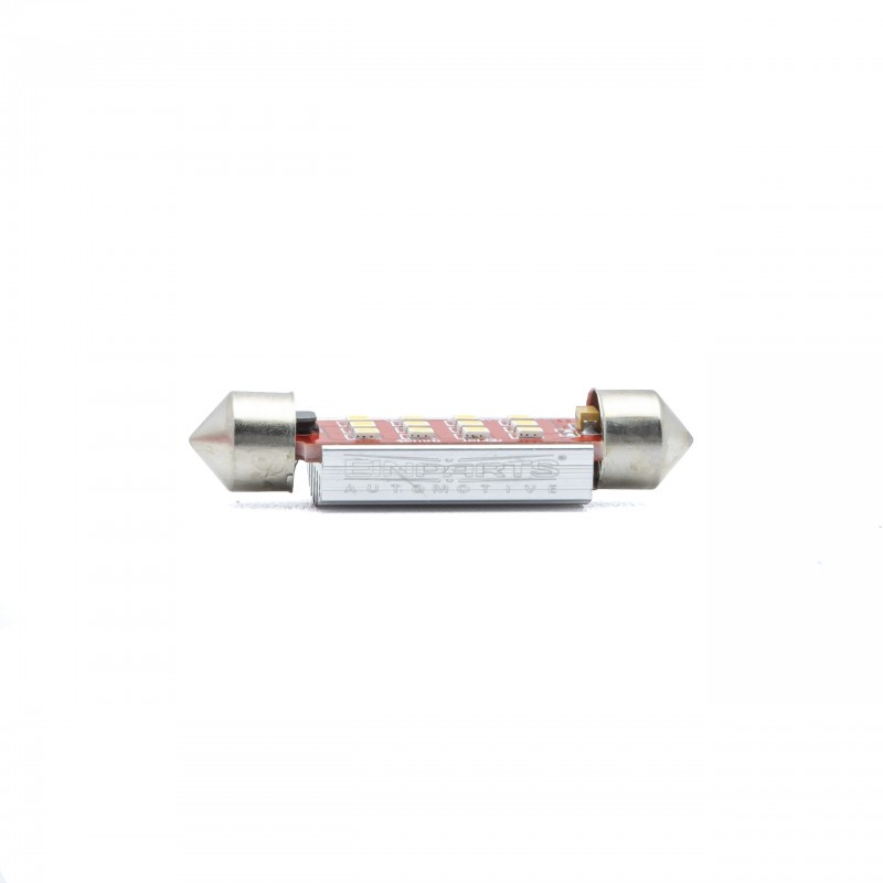 C5W LED žárovky (12 x SMD 2016) 42mm 6000K CANBUS 12/24V