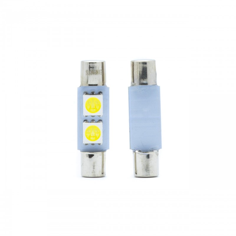 C3W LED žárovky (2 x SMD 4014) 28mm 5000K CANBUS