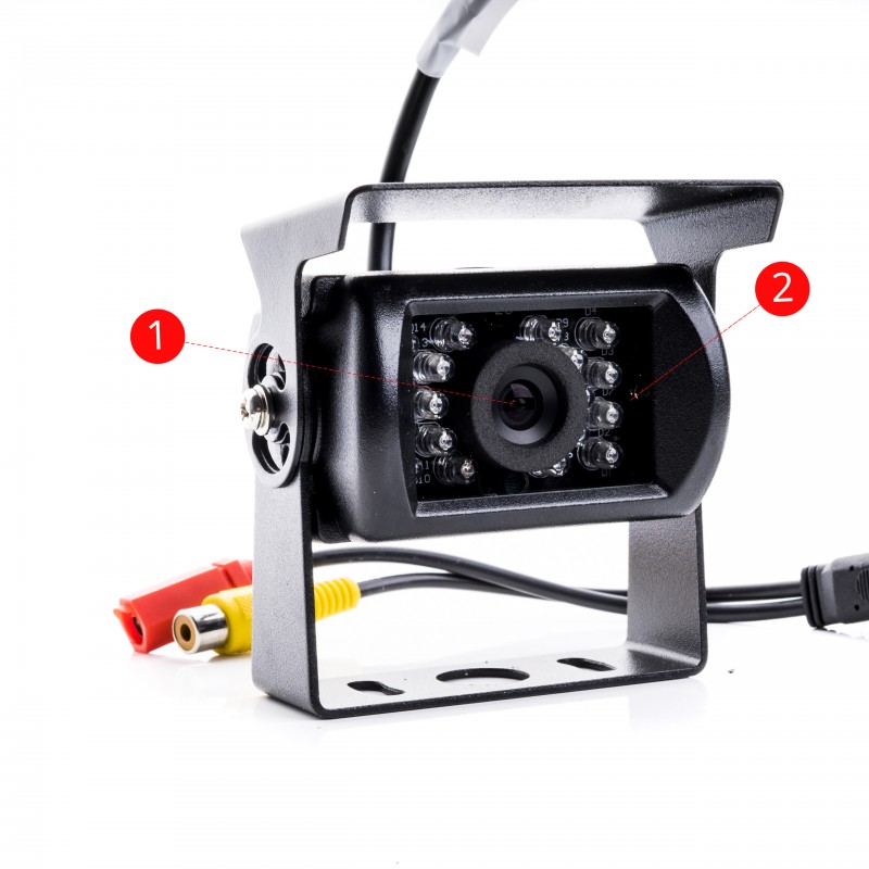 Couvací kamery (4) s monitorem 7" do nákladních vozidel (bezdrátové)