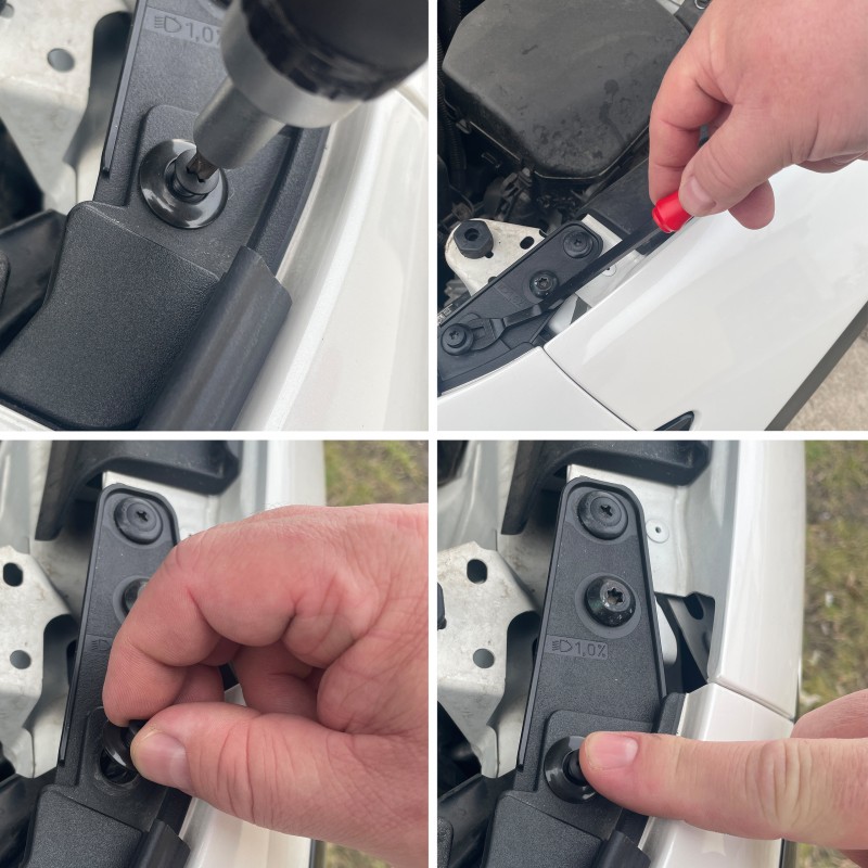 Spony do auta (232 ks) s nářadím