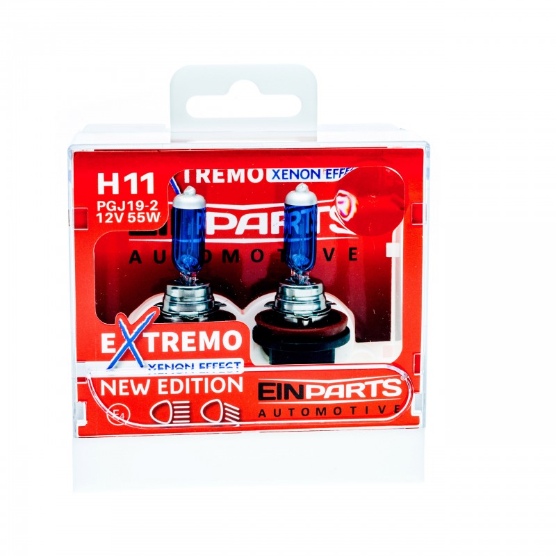 H11 Halogenové žárovky EXTREMO 100% xenon effect (B)