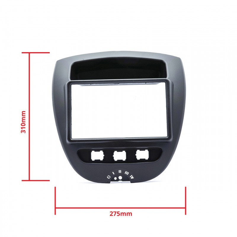 Rámeček autorádia (2DIN) TOYOTA Aygo I (2005-2014)