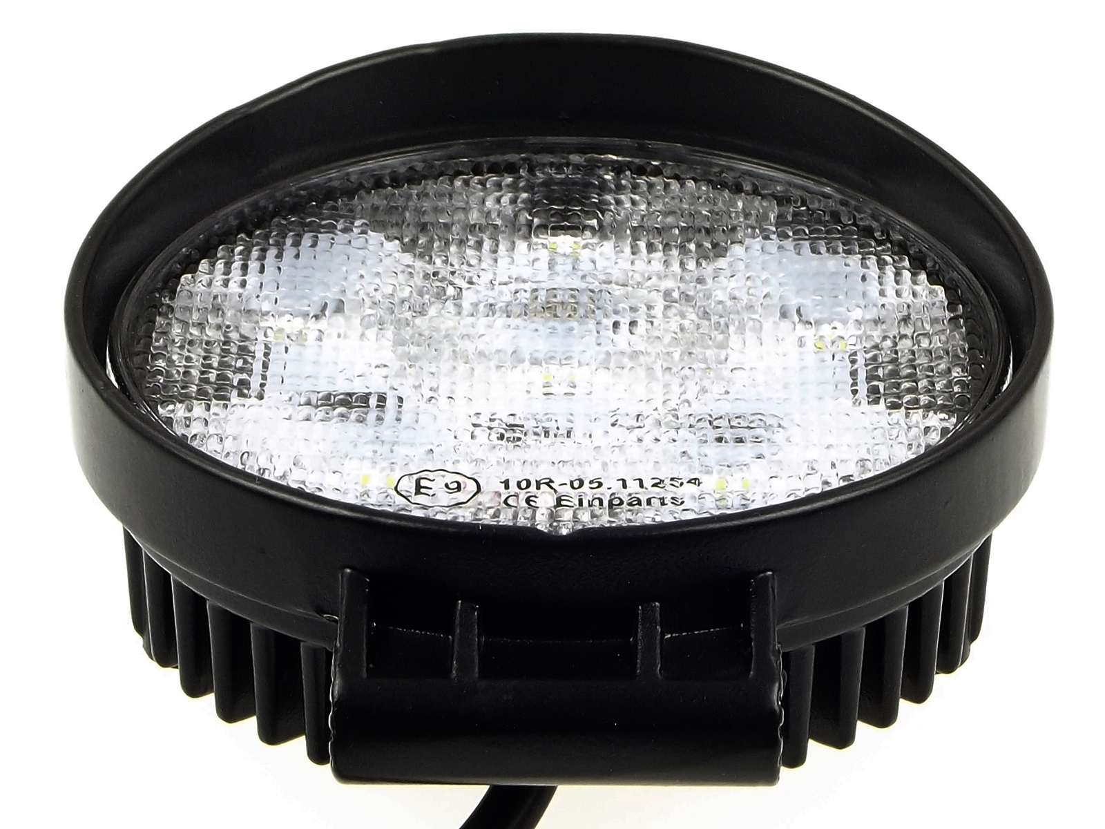 LED Pracovní světlo 60W (6 x 10W CREE) 60° (kulaté černé)