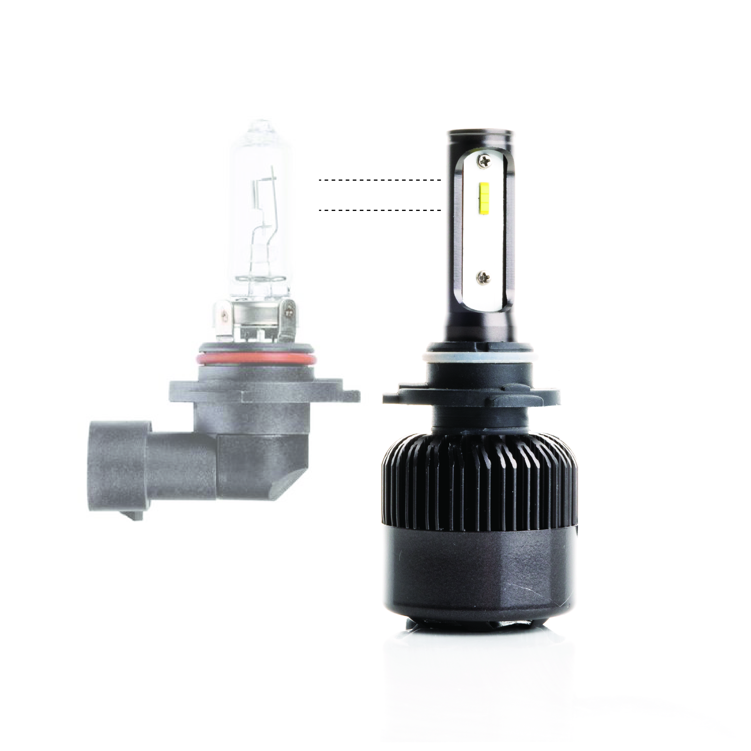 HB3 LED žárovky 34W (2 x LED FLIP CHIP) 6000K CANBUS