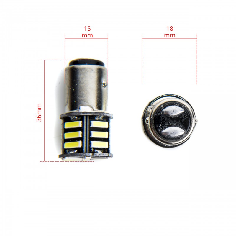P21/5W LED žárovky (21 x SMD 7020) 6000K