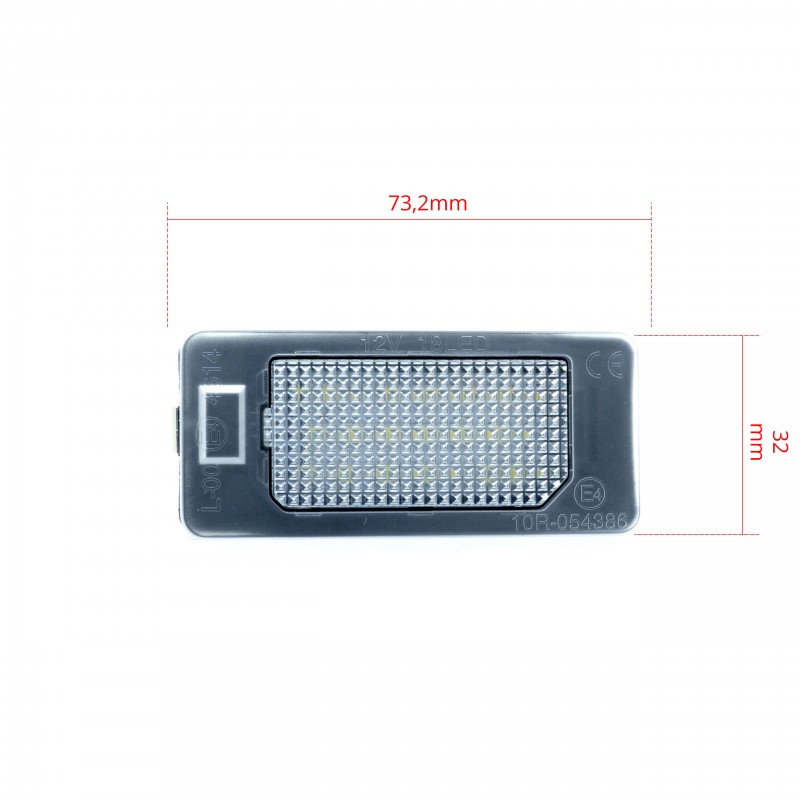 LED osvětlení SPZ FIAT 500X (2014-NYNÍ)