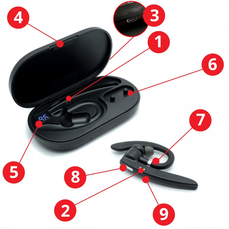 Bezdrátové sluchátko