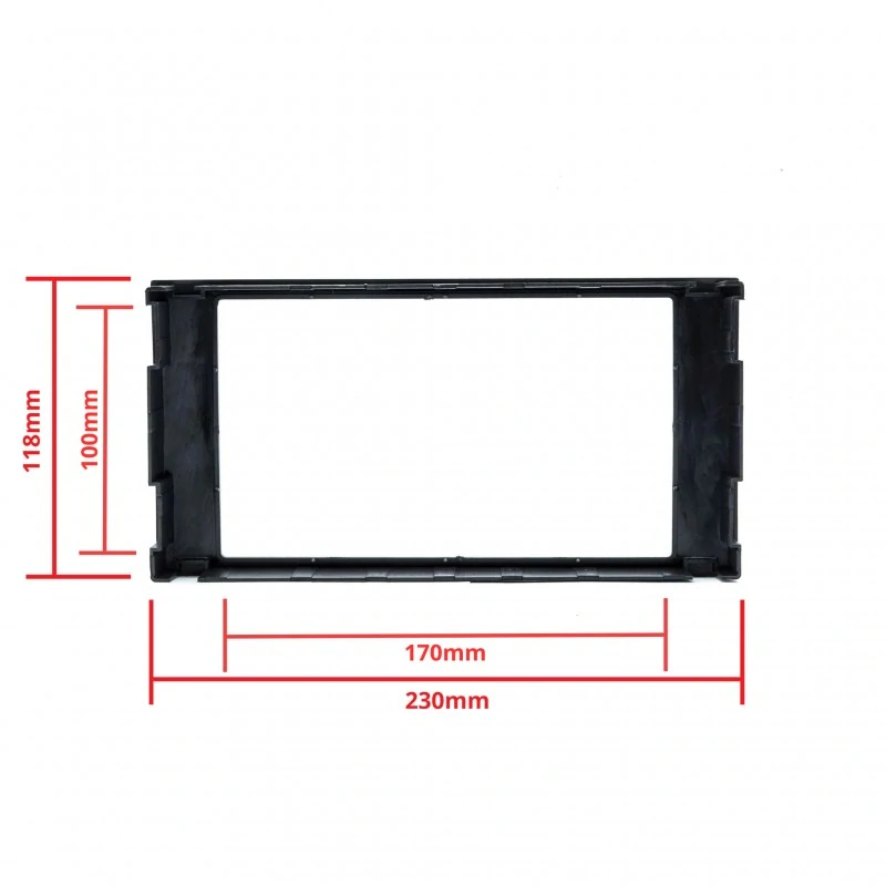 Rámeček autorádia (2DIN) VW Transporter T5 (2003-2009)