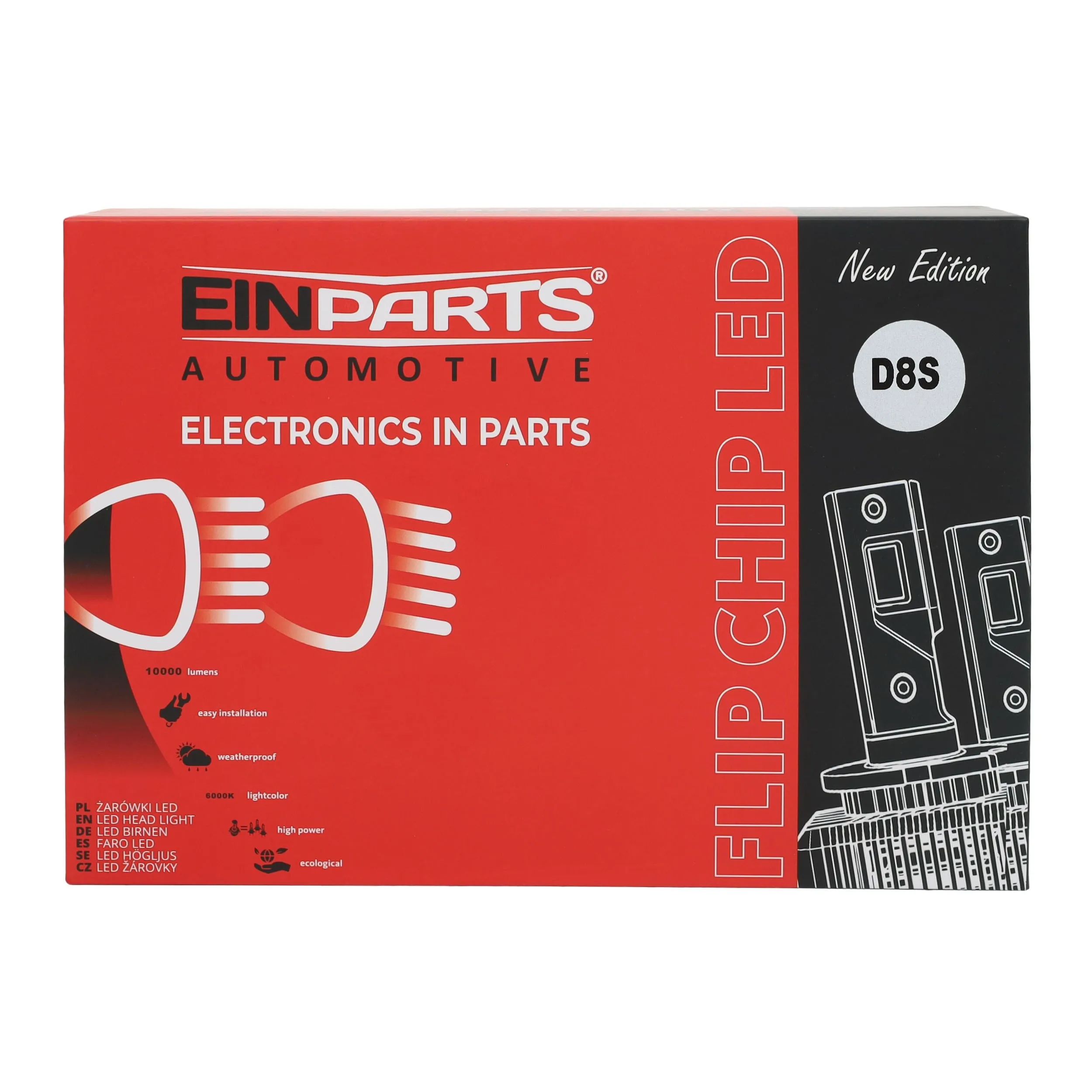 EPLH140 LED žárovky D8S FLIP CHIP 6000K