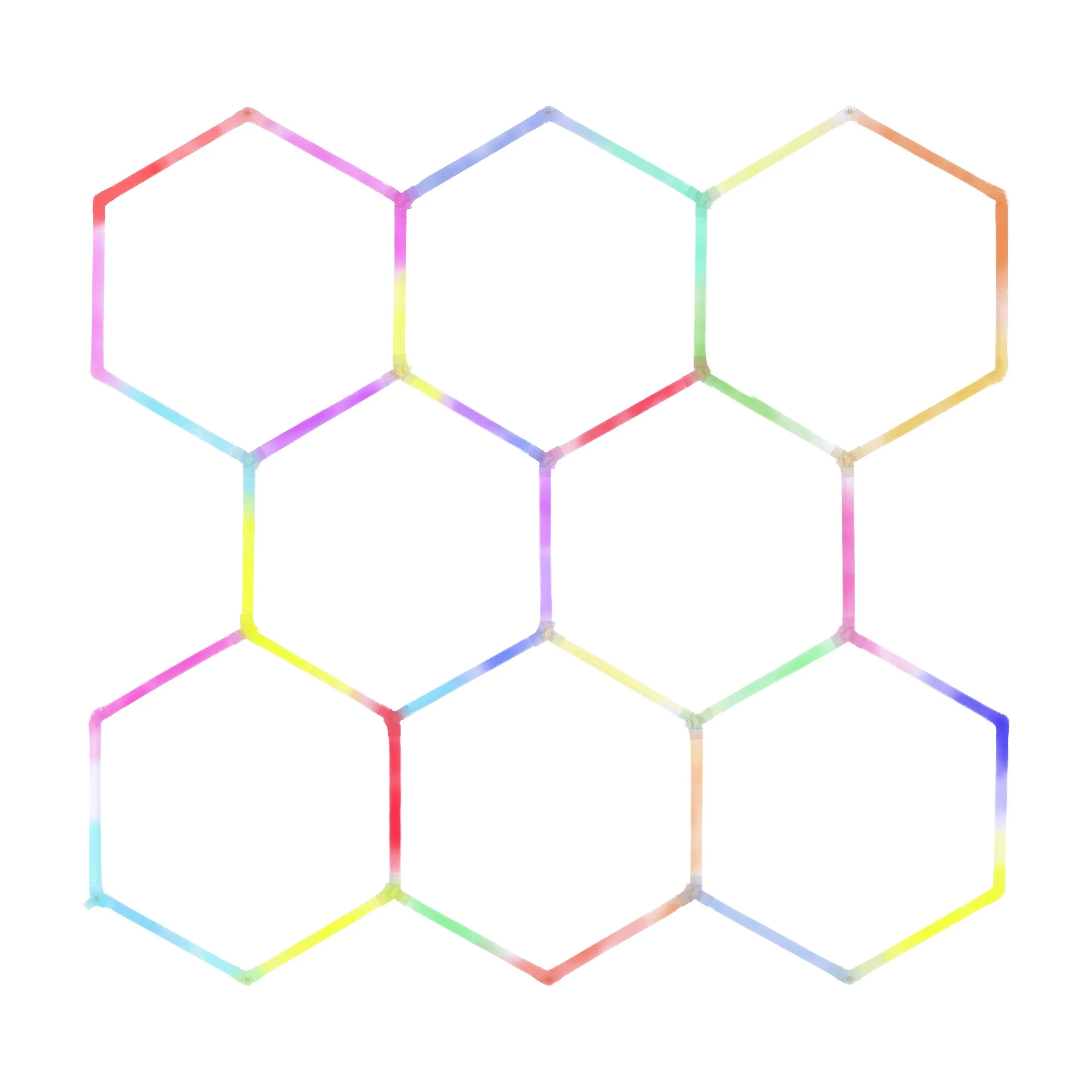 EPHCL16 osvětlení Hexagon LED RGB 1900–9000K 220V 245,5 x 236 cm