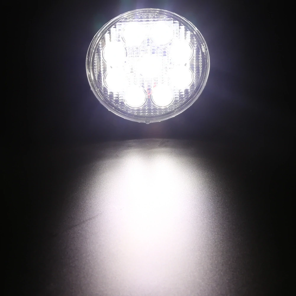 LED Pracovní světlo 9W (9 x 1W EPISTAR) 60° (kulaté)