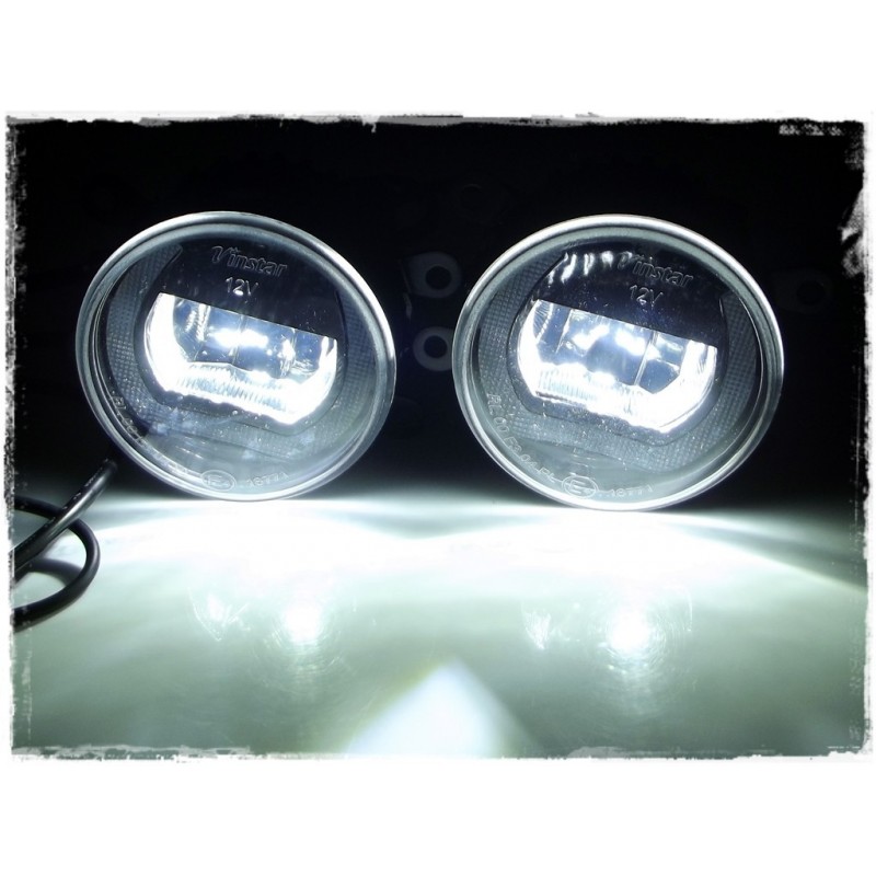 LED Světla Pro Denní Svícení s Mlhovkami NISSAN Sentra VI B16 (2006-2010) (2)