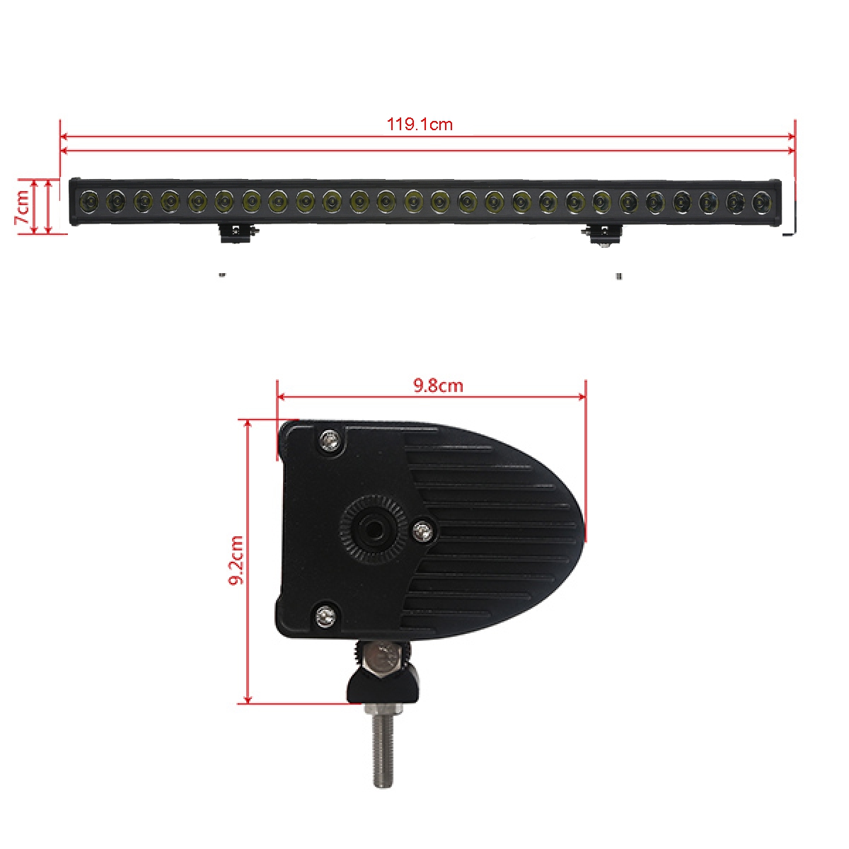 LED Pracovní světlo 260W (26 x 10W CREE) 30°