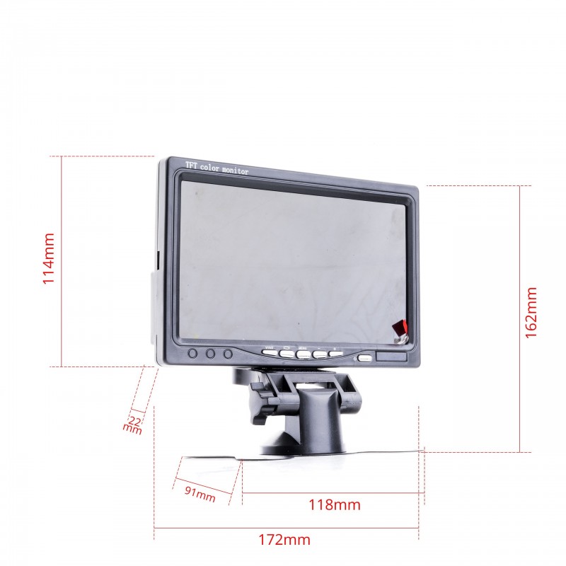 LCD displej 7" k parkovací kameře