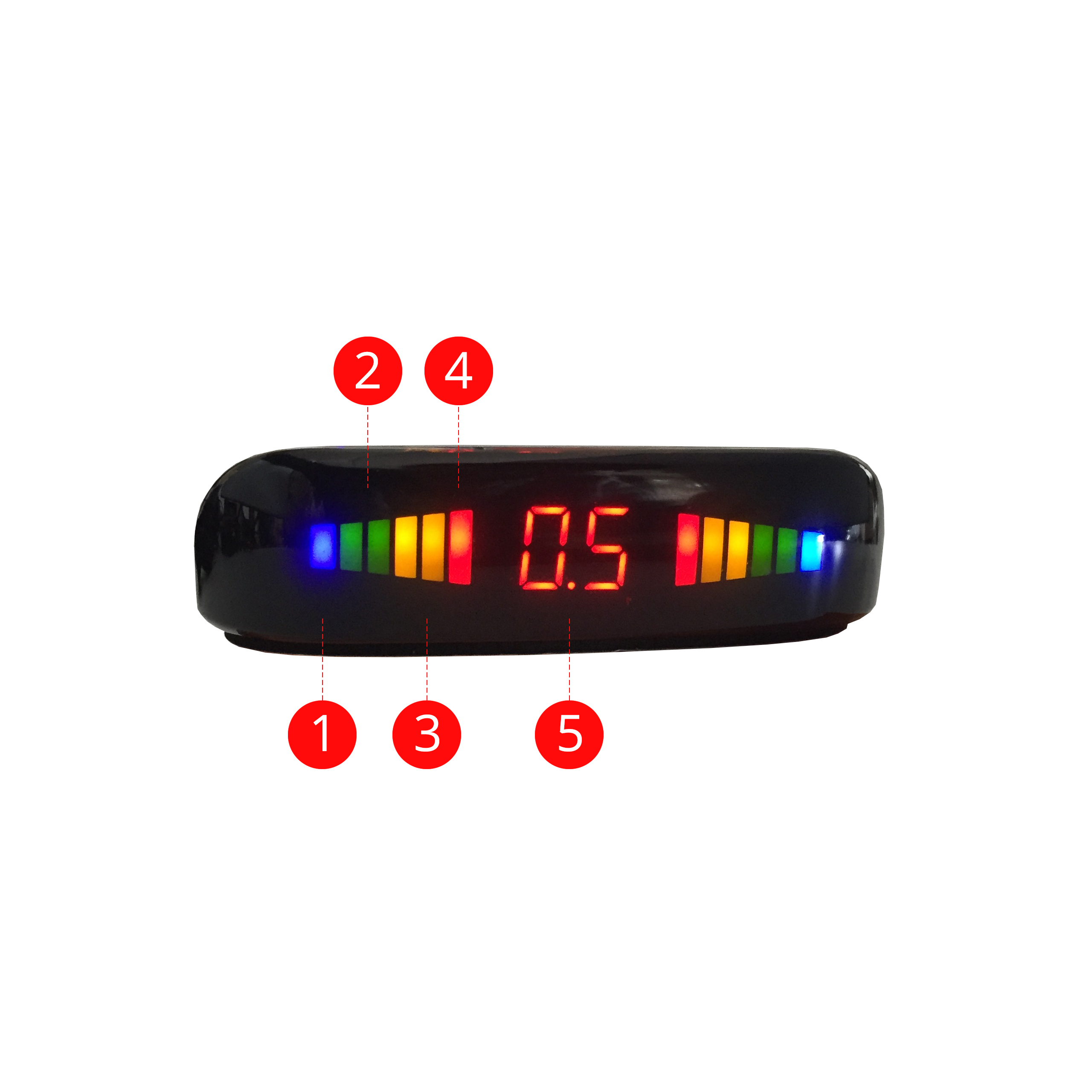 EPP5400 EinParts parkovací asistent (bílé senzory)