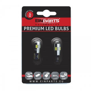 EPL07 LED žárovky W5W 1W (6 x SMD 5630) 6000K CANBUS