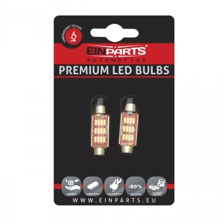 EPL51 LED žárovky C10W (12 x SMD 4014) 42mm 6000K CANBUS