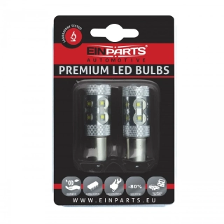 EPL37 LED žárovky P21W 50W (10 x CREE XT-E) 6000K