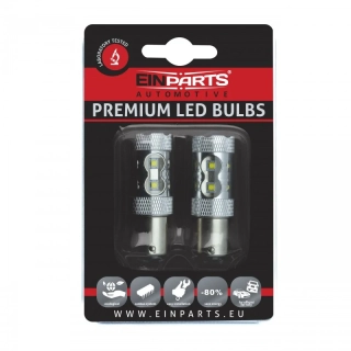 EPL80 LED žárovky P21/5W 50W (10 x CREE XT-E) 6000K