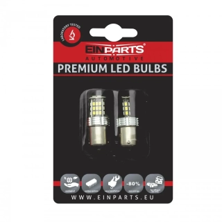 EPL149 LED žárovky P21W (30 x SMD 3020) 6000K CANBUS 12/24V