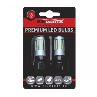 EPL164 LED žárovky W21/5W 7443CK (66 x SMD ) 6000K CANBUS